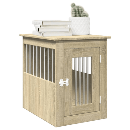 vidaXL Dog Crate Furniture Sonoma Oak 45x62x59 cm