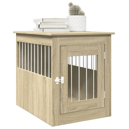 vidaXL Dog Crate Furniture Sonoma Oak 55x75x65 cm