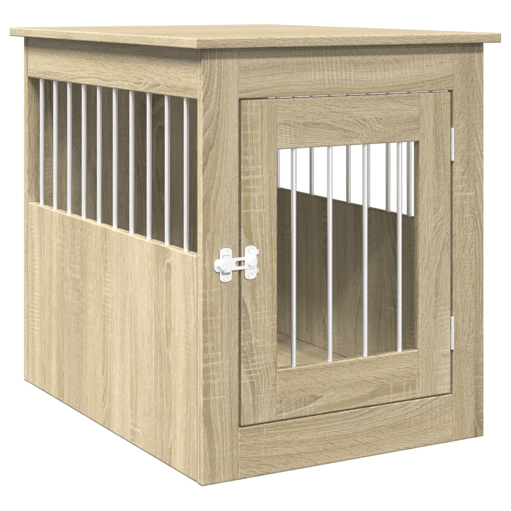 vidaXL Dog Crate Furniture Sonoma Oak 55x75x65 cm