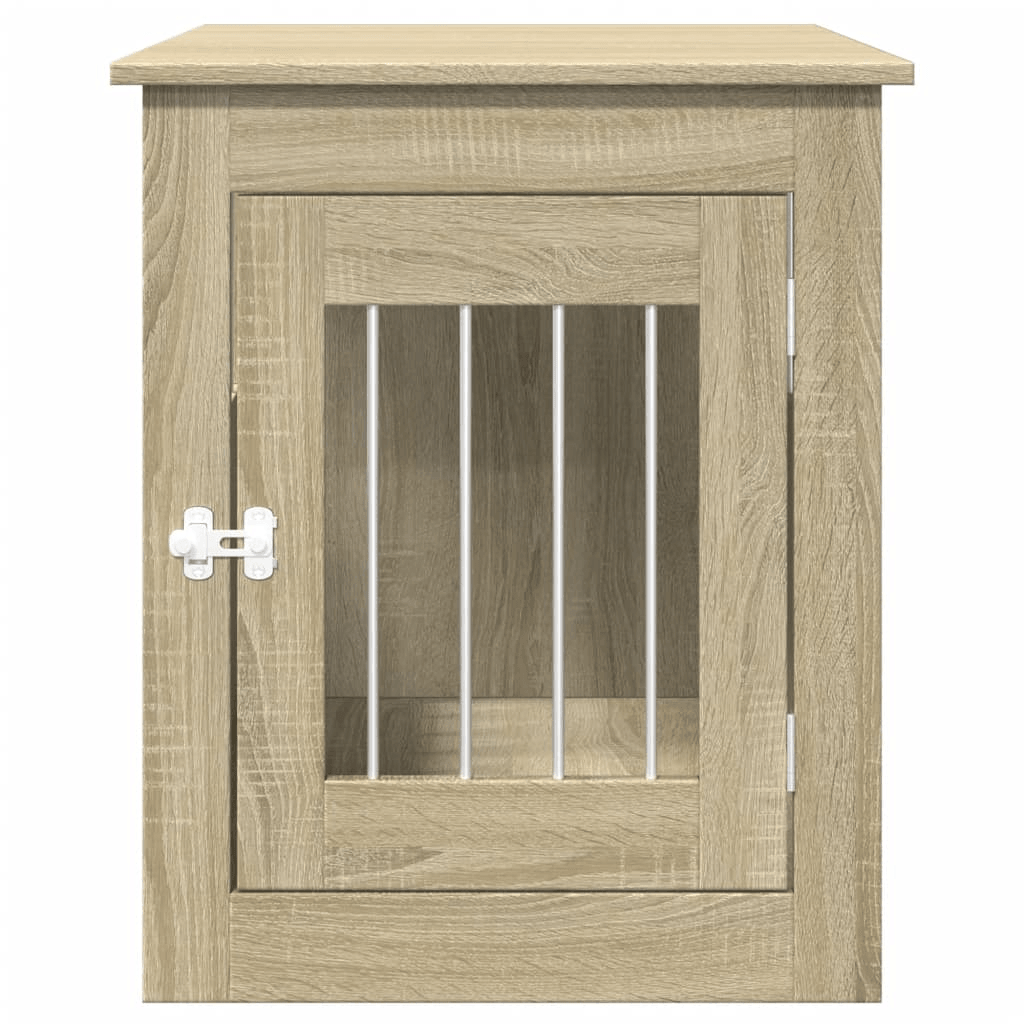 vidaXL Dog Crate Furniture Sonoma Oak 55x75x65 cm