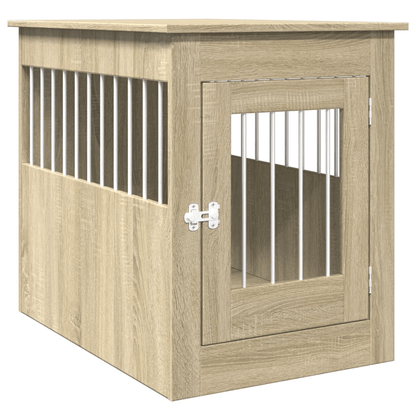 vidaXL Dog Crate Furniture Sonoma Oak 55x80x68 cm