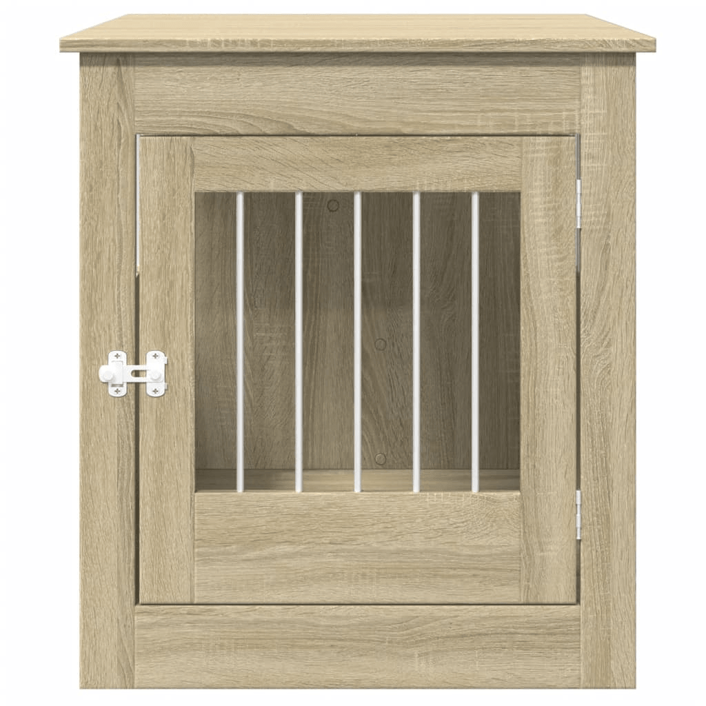 vidaXL Dog Crate Furniture Sonoma Oak 64.5x80x71 cm