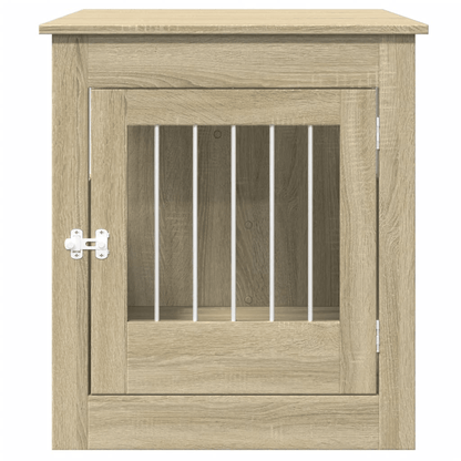 vidaXL Dog Crate Furniture Sonoma Oak 64.5x80x71 cm