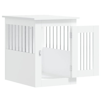 vidaXL Dog Crate Furniture White 45x62x59 cm 