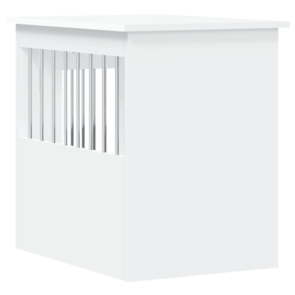 VidaXL Dog Crate Furniture | White 45x62x59 cm - FluffePet