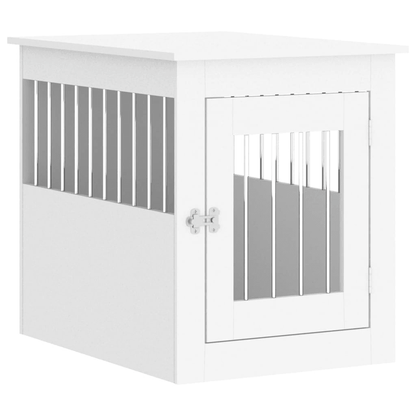 VidaXL Dog Crate Furniture White 55x75x65 cm