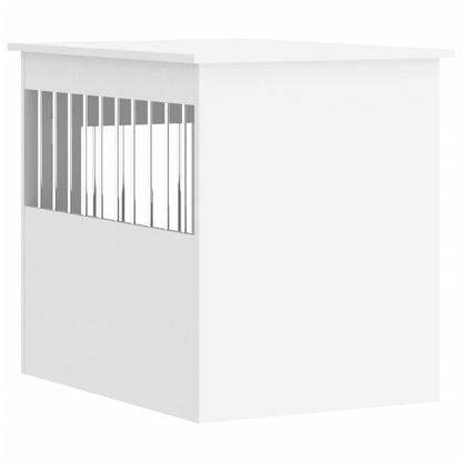 VidaXL Dog Crate Furniture | White 55x75x65 cm - FluffePet