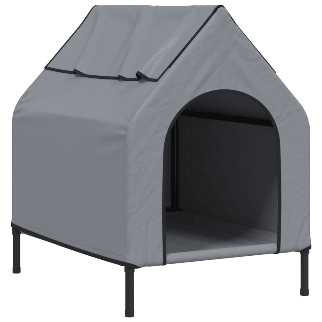 VidaXL Dog House Anthracite Oxford Fabric and Steel