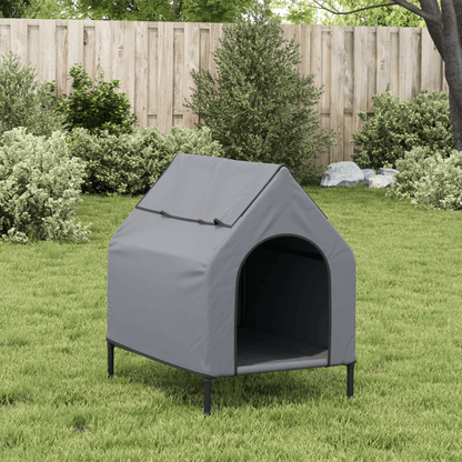 VidaXL Dog House Anthracite Oxford Fabric and Steel