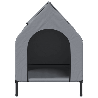 VidaXL Dog House Anthracite Oxford Fabric and Steel