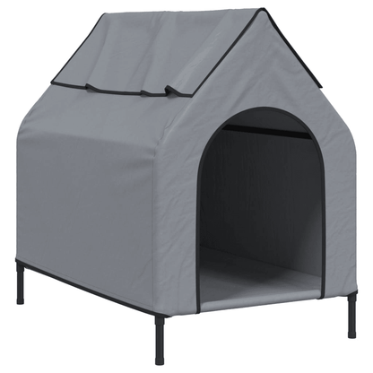 vidaXL Dog House Anthracite Oxford Fabric and Steel