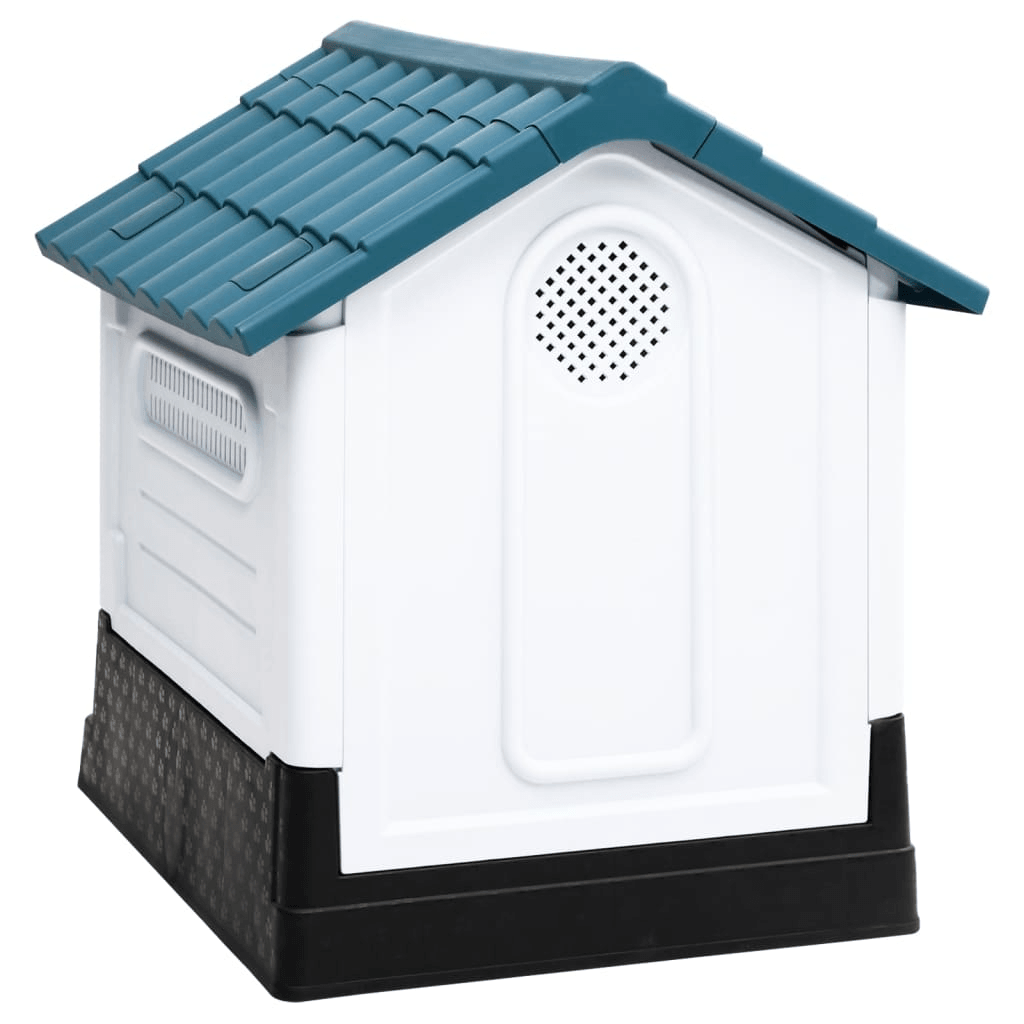 VidaXL Dog House Polypropylene | Blue 57x68x66 cm - FluffePet