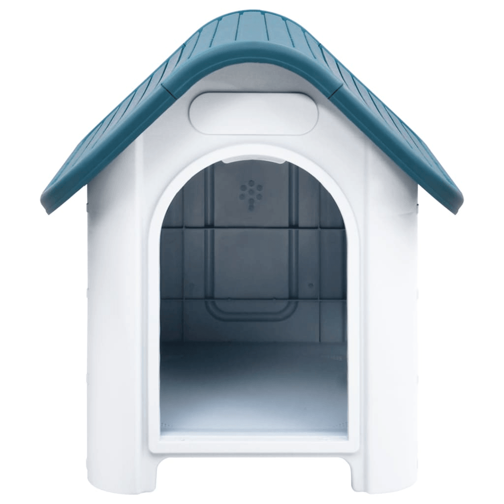 vidaXL Dog House Blue 59x75x66 cm Polypropylene