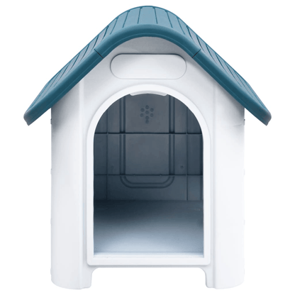 vidaXL Dog House Blue 59x75x66 cm Polypropylene