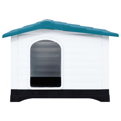 vidaXL Dog House Blue 90.5x68x66 cm Polypropylene