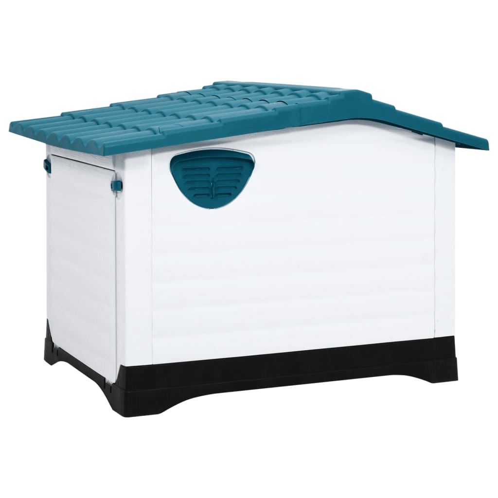 vidaXL Dog House Blue 90.5x68x66 cm Polypropylene