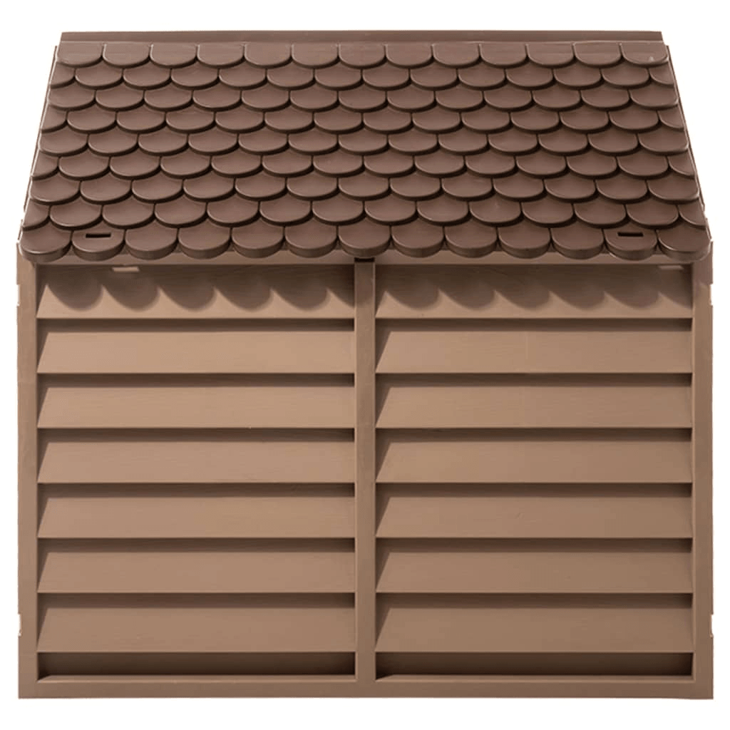 VidaXL Dog House Polypropylene | Brown 86x84x82 cm - FluffePet