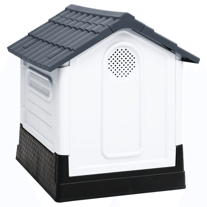 VidaXL Dog House Polypropylene | Grey 57x68x66 cm - FluffePet