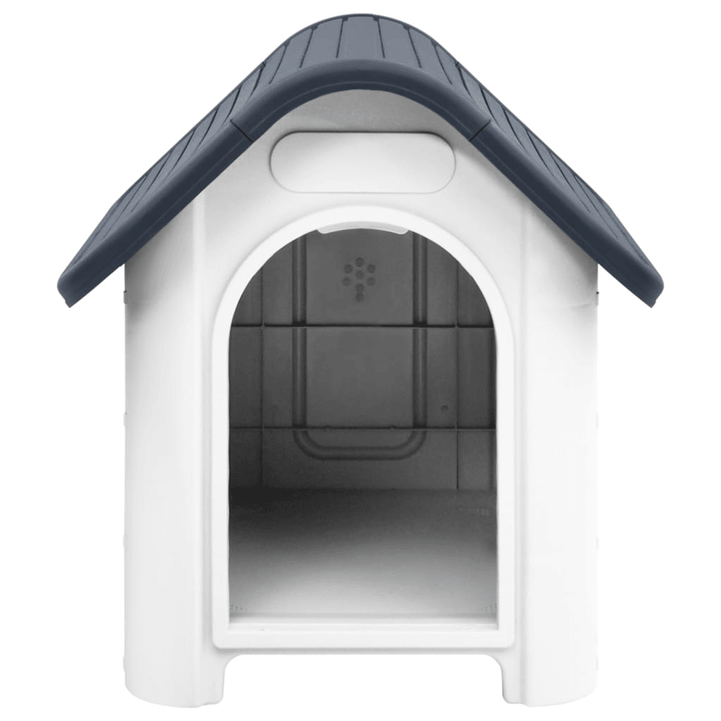 VidaXL Dog House Grey 59x75x66 cm Polypropylene