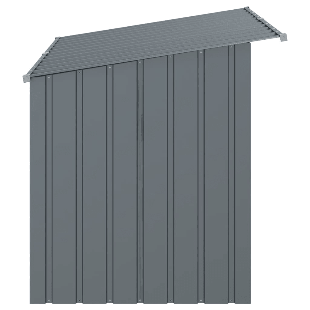 VidaXL Dog House with Roof Galvanised Steel | Anthracite 153L x 91W x 110H cm - FluffePet