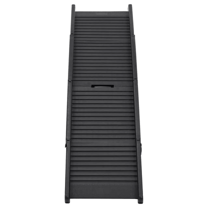 vidaXL Folding Dog Ramp Black 153x40x12.5 cm Plastic