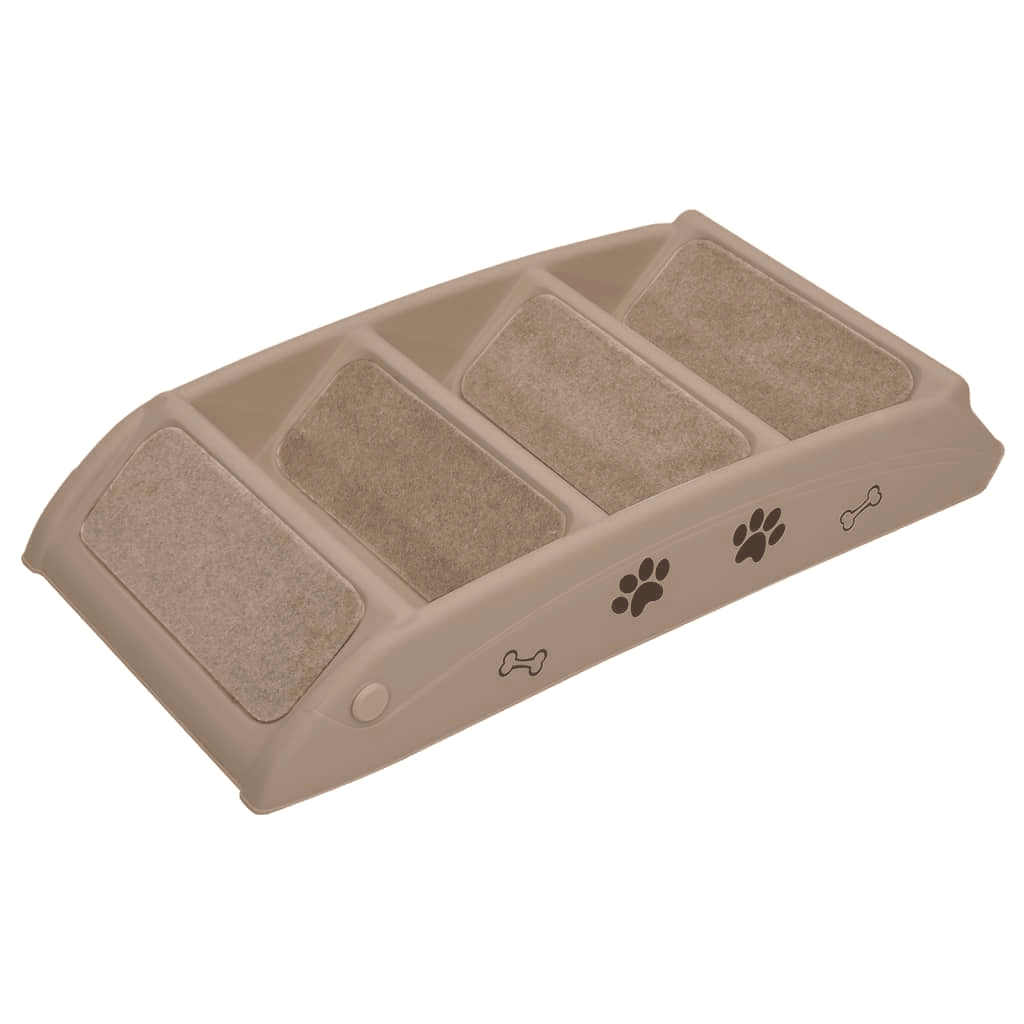 VidaXL Folding Dog Stairs Brown 62x40x49.5 cm