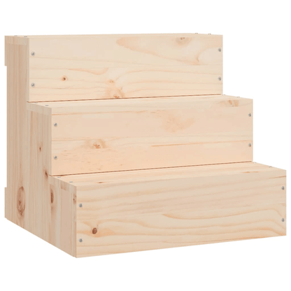 VidaXL Pet Stair  Solid Wood Pine 40x37.5x35 cm