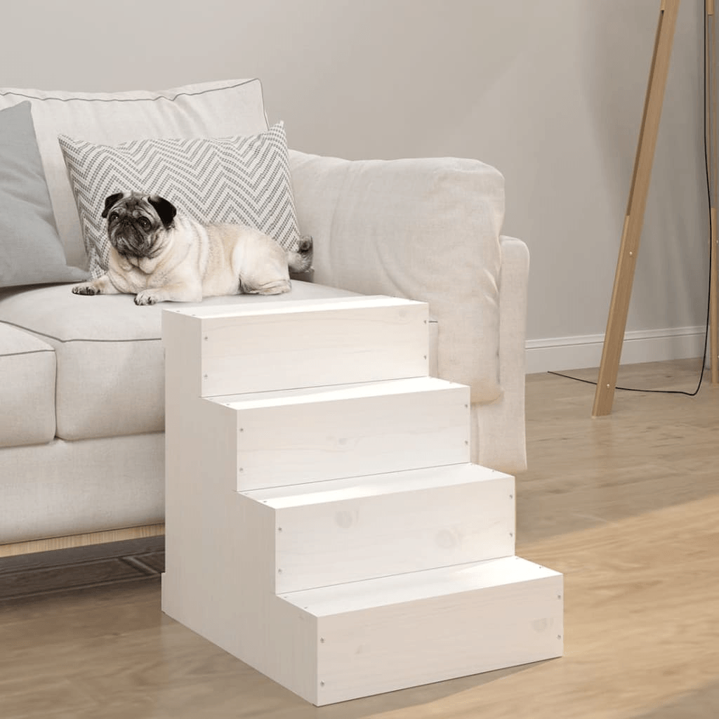 VidaXL Pet Stair 40x49x47 cm Solid Wood Pine 